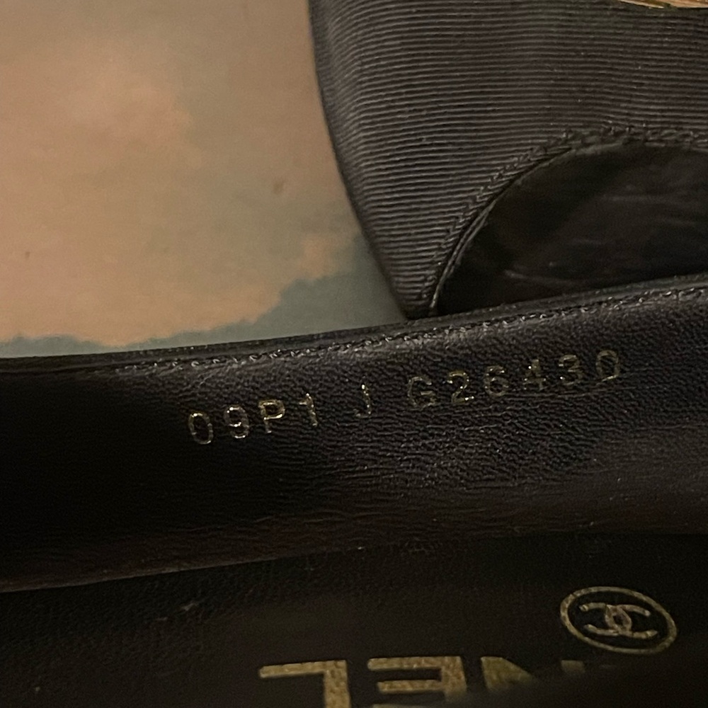 Chanel peep toe shoes 7.5 - Picture 6 of 10